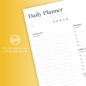 B2B Hub daily planner